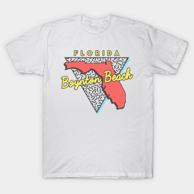 Boynton Beach Florida Retro Souvenir T-Shirt-TOZ